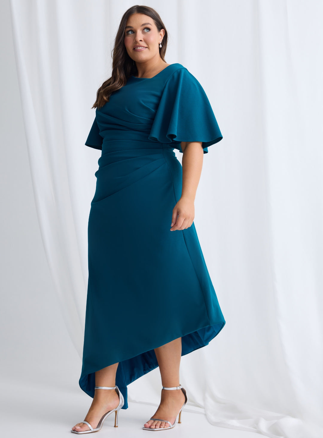 Martha Asymmetric Hem Dress
