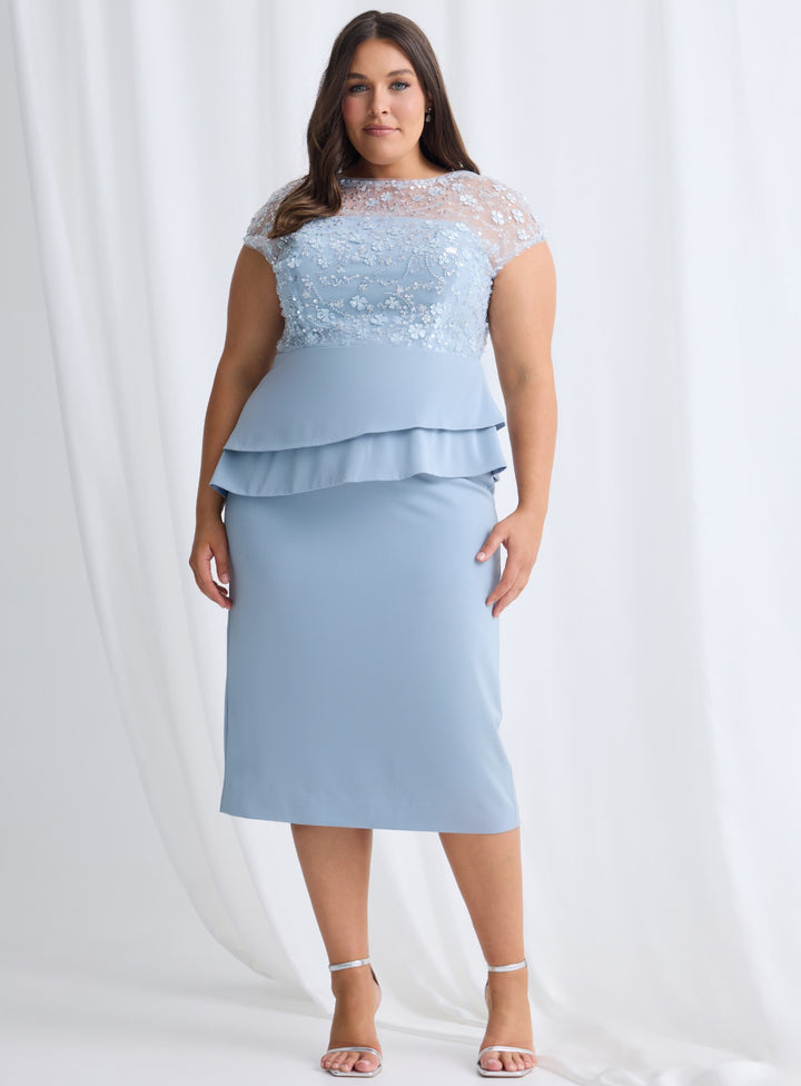 Tania Peplum Midi