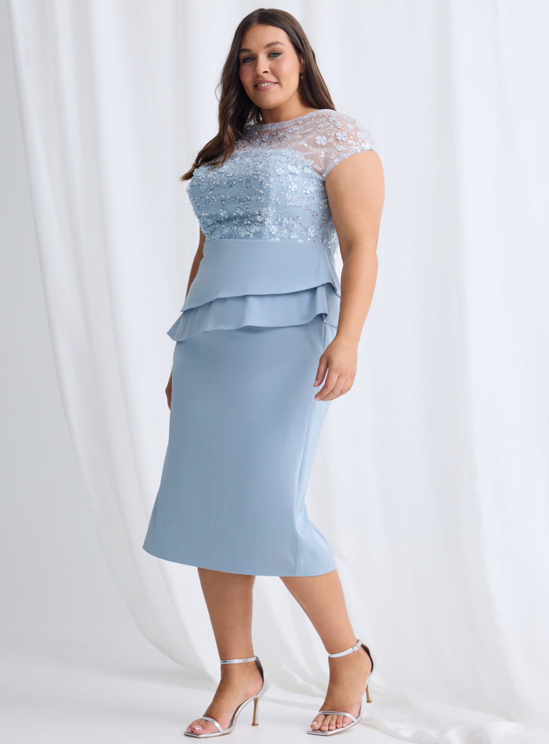 Tania Peplum Midi