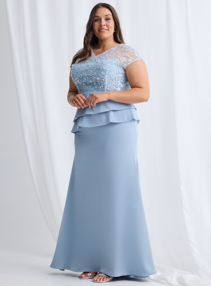 Tania Peplum Gown