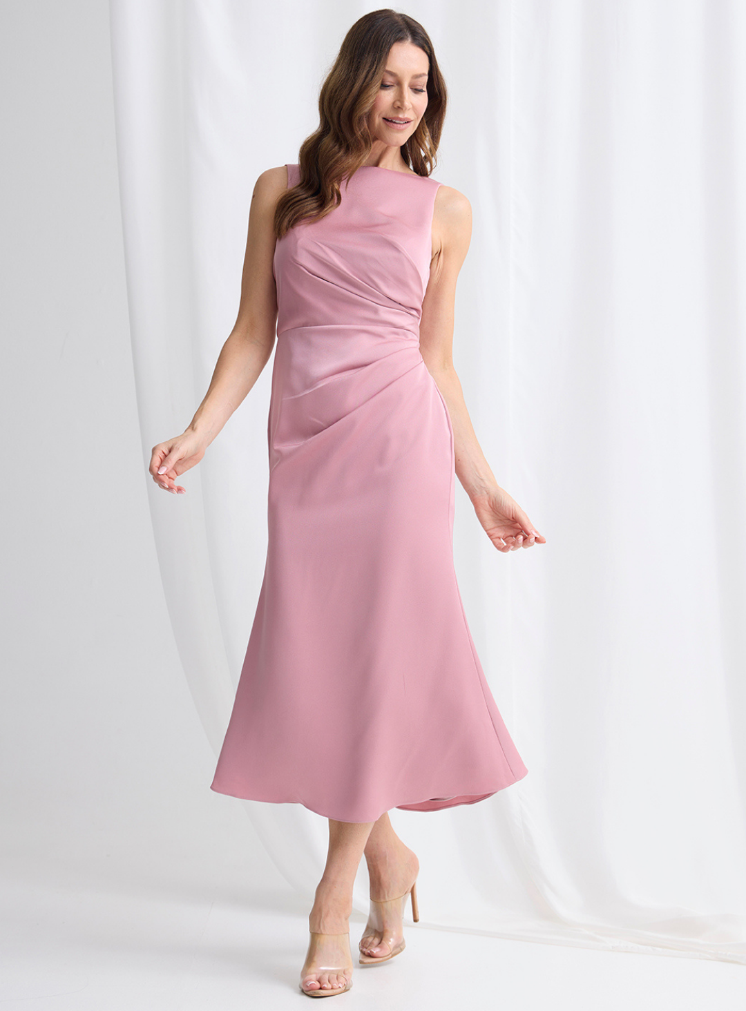 Alison Satin Midi