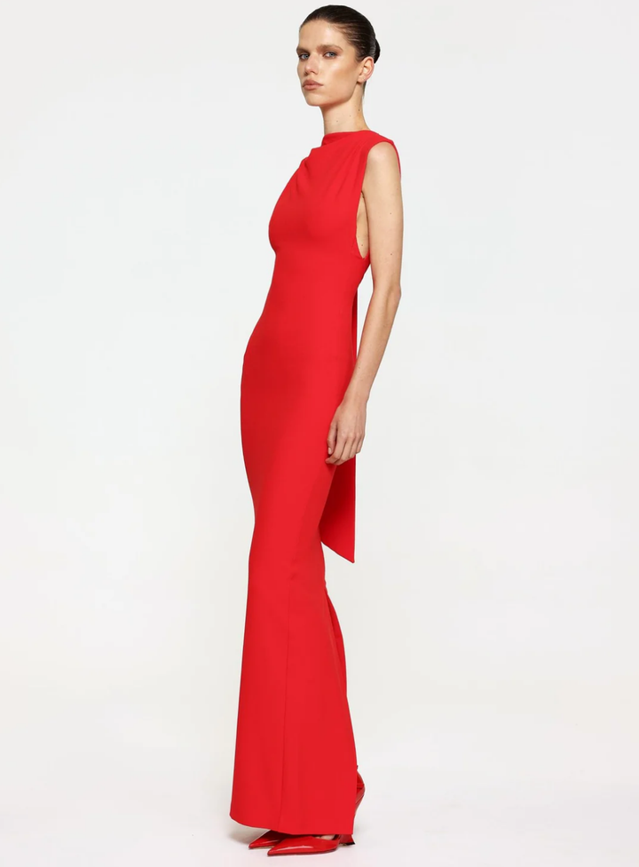 Cherry Red Audrey Gown