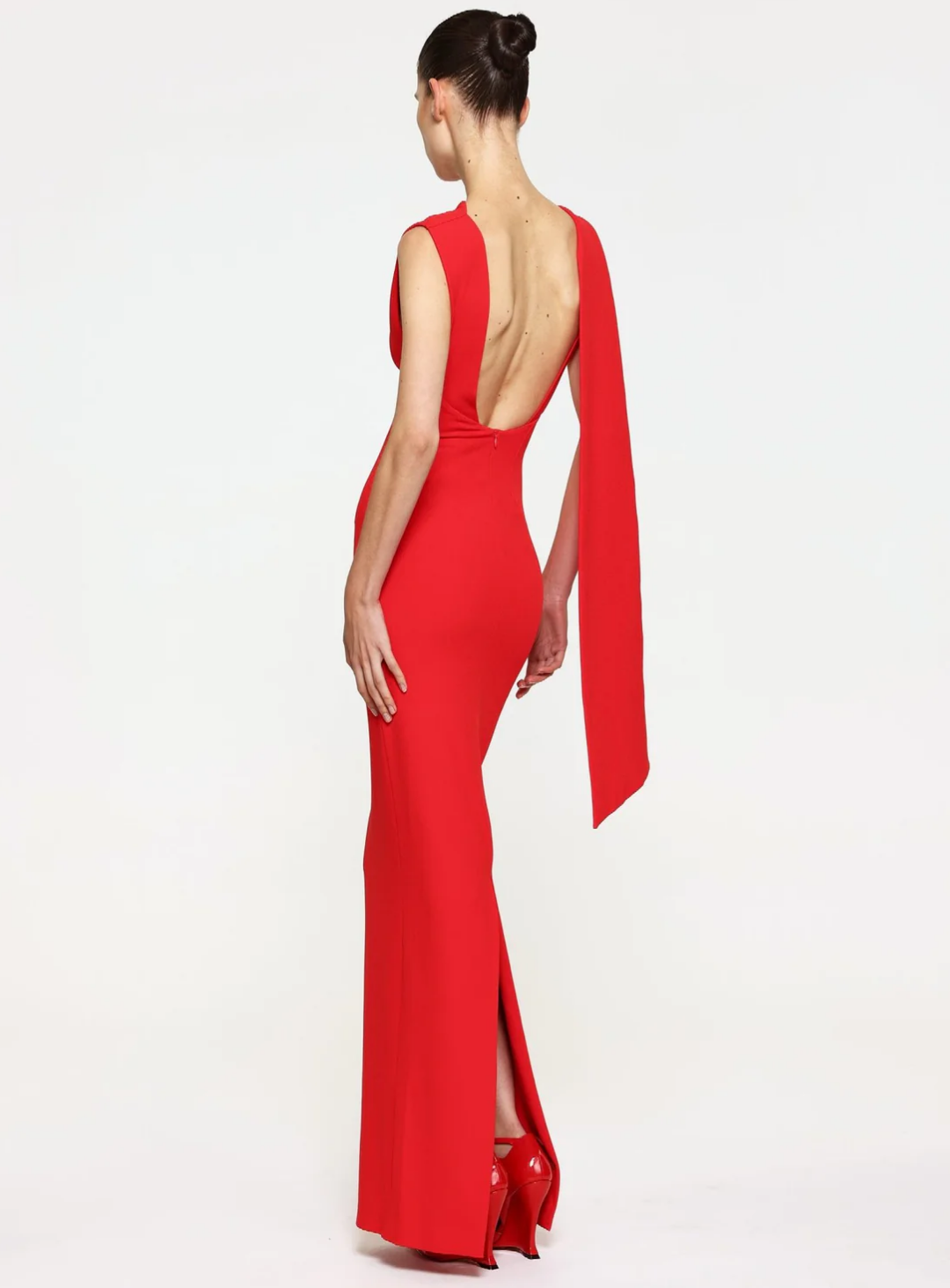 Cherry Red Audrey Gown