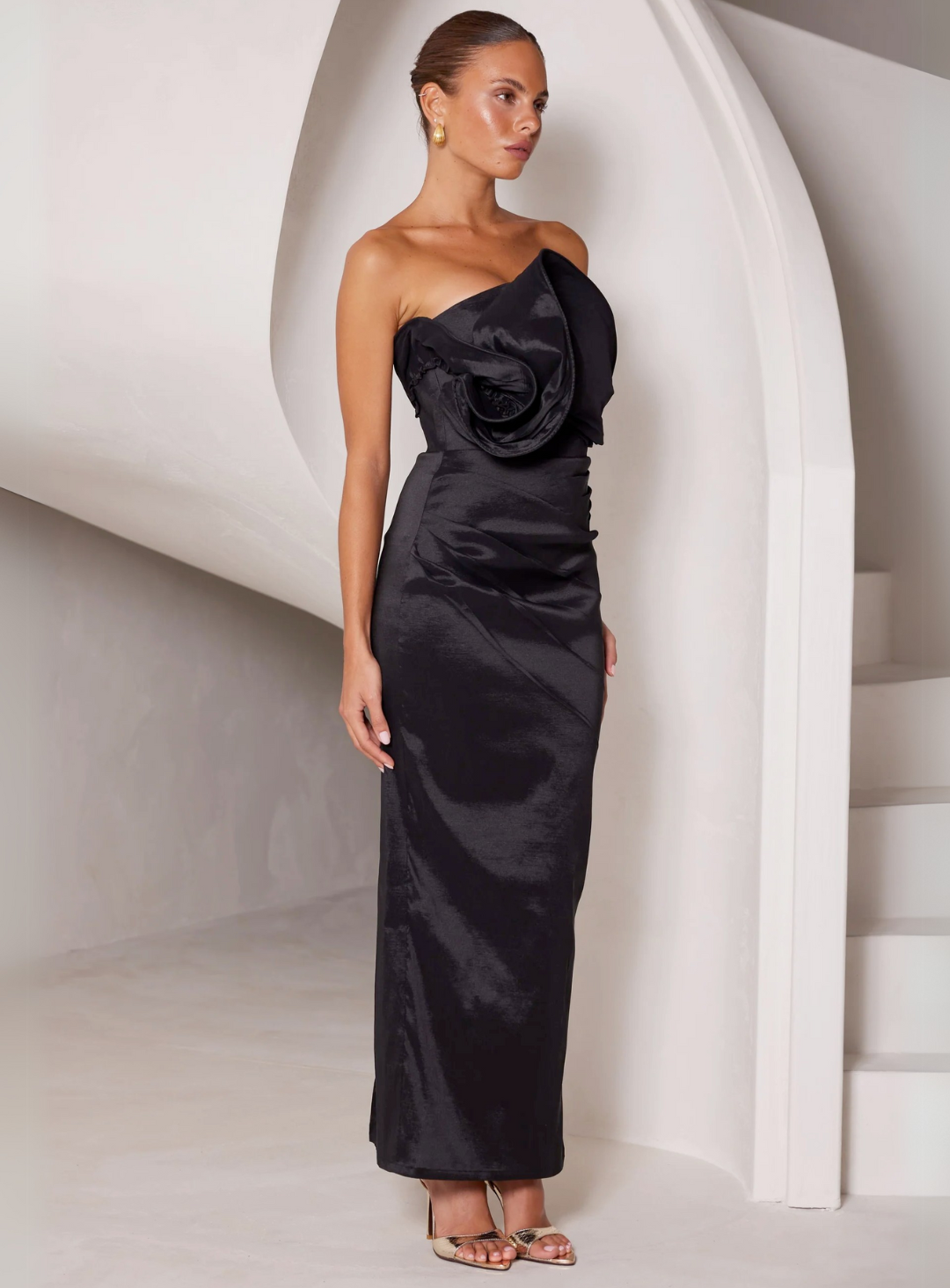 little black dress for wedding guests by elle zeitoune