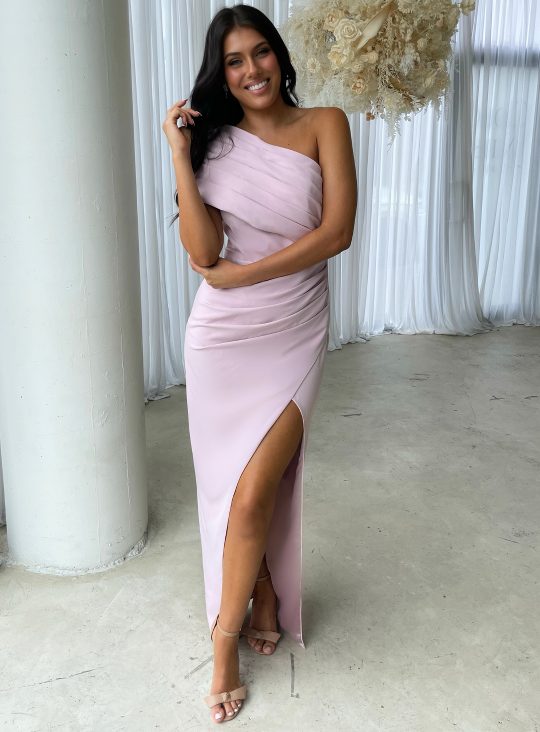 Chalk Pink Caris Dress
