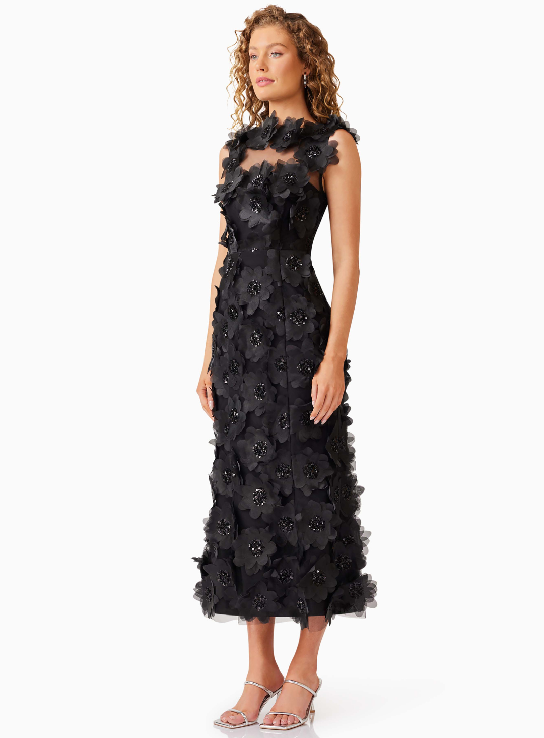 Cherry Blossom Midi Dress by Elliatt – White Runway