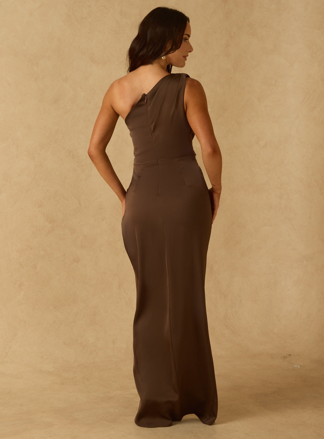Clarabelle Satin Dress