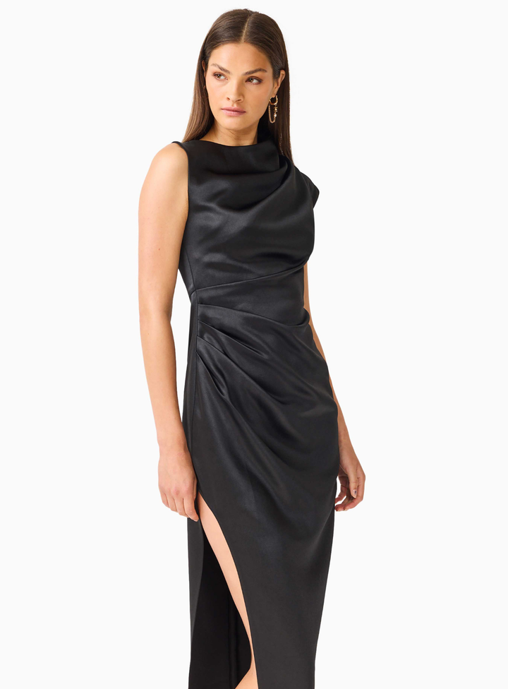Black Coralie Maxi Gown