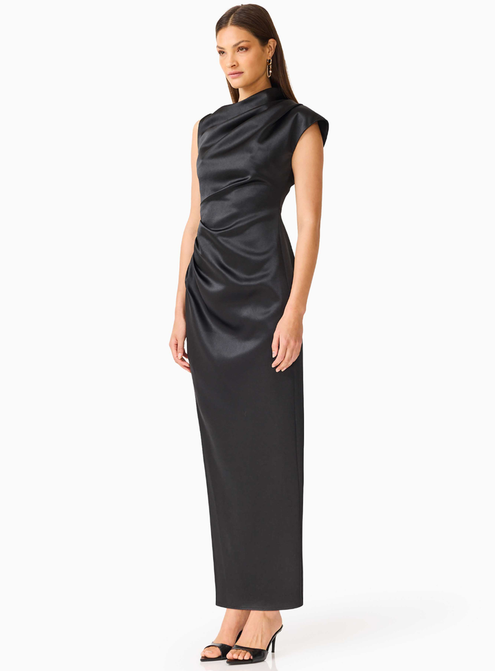 Black Coralie Maxi Gown