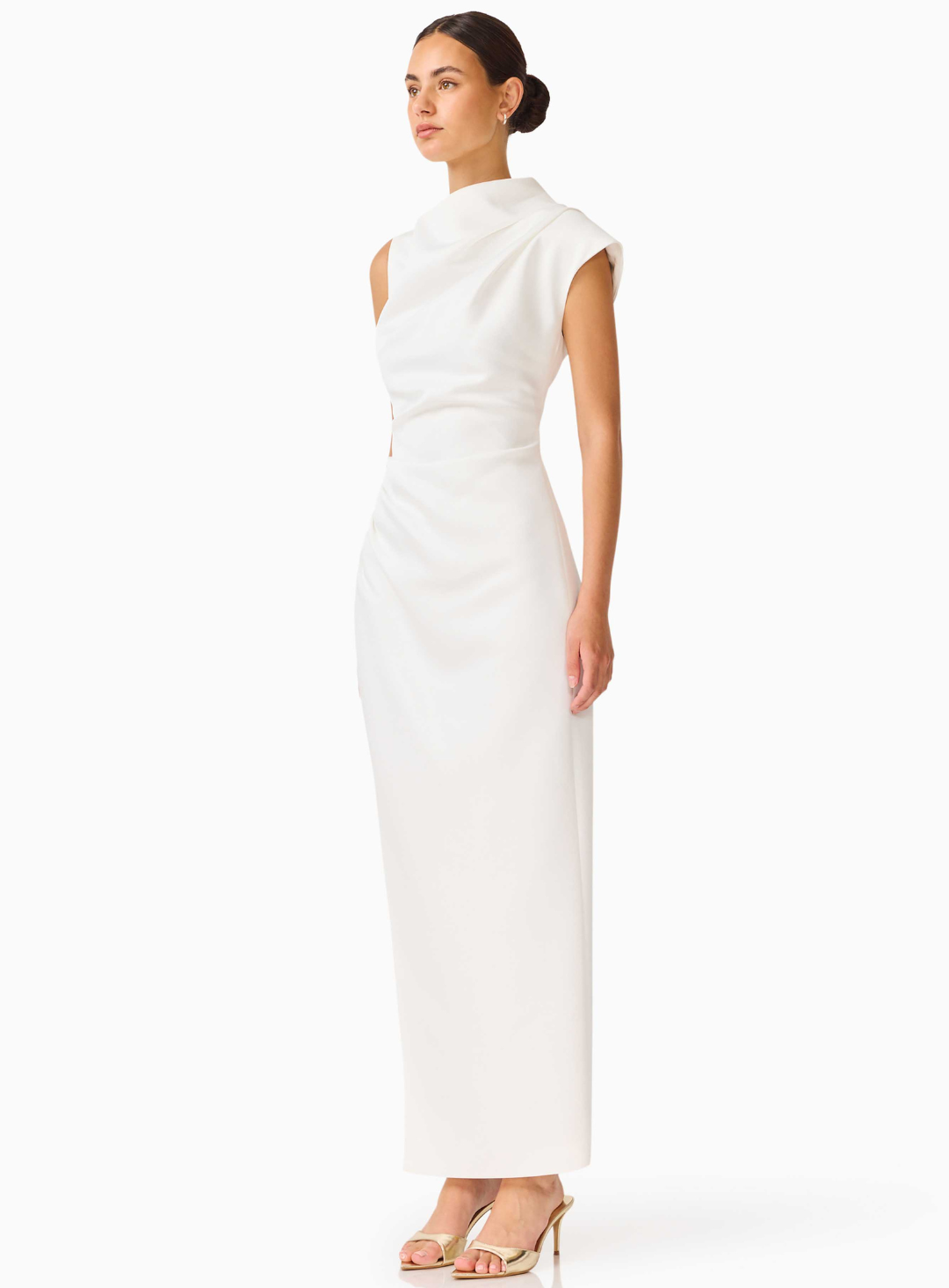 White Coralie Maxi Gown