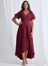 Wine Danae Dress