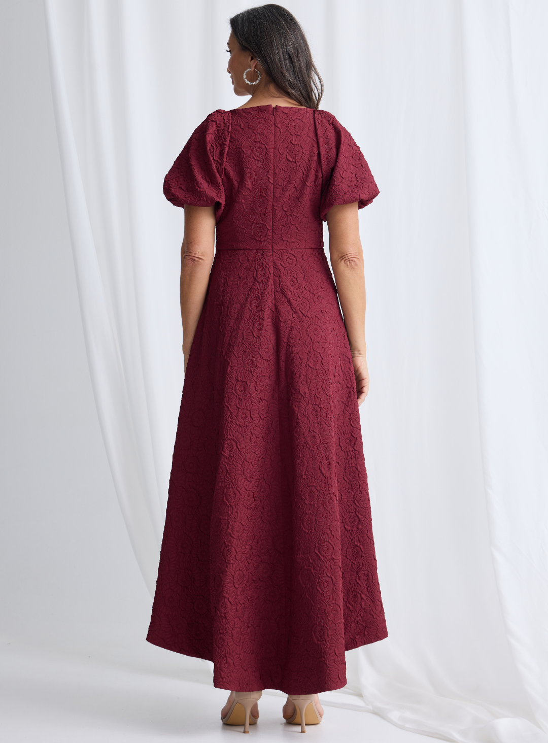 Wine Danae Dress