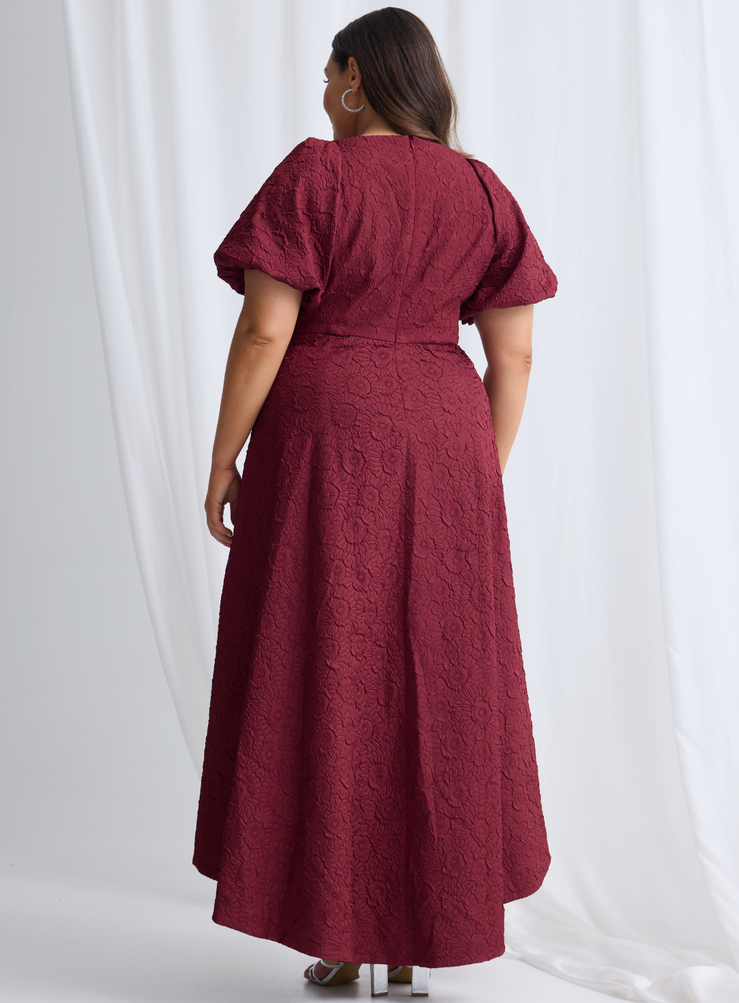 Wine Danae Dress