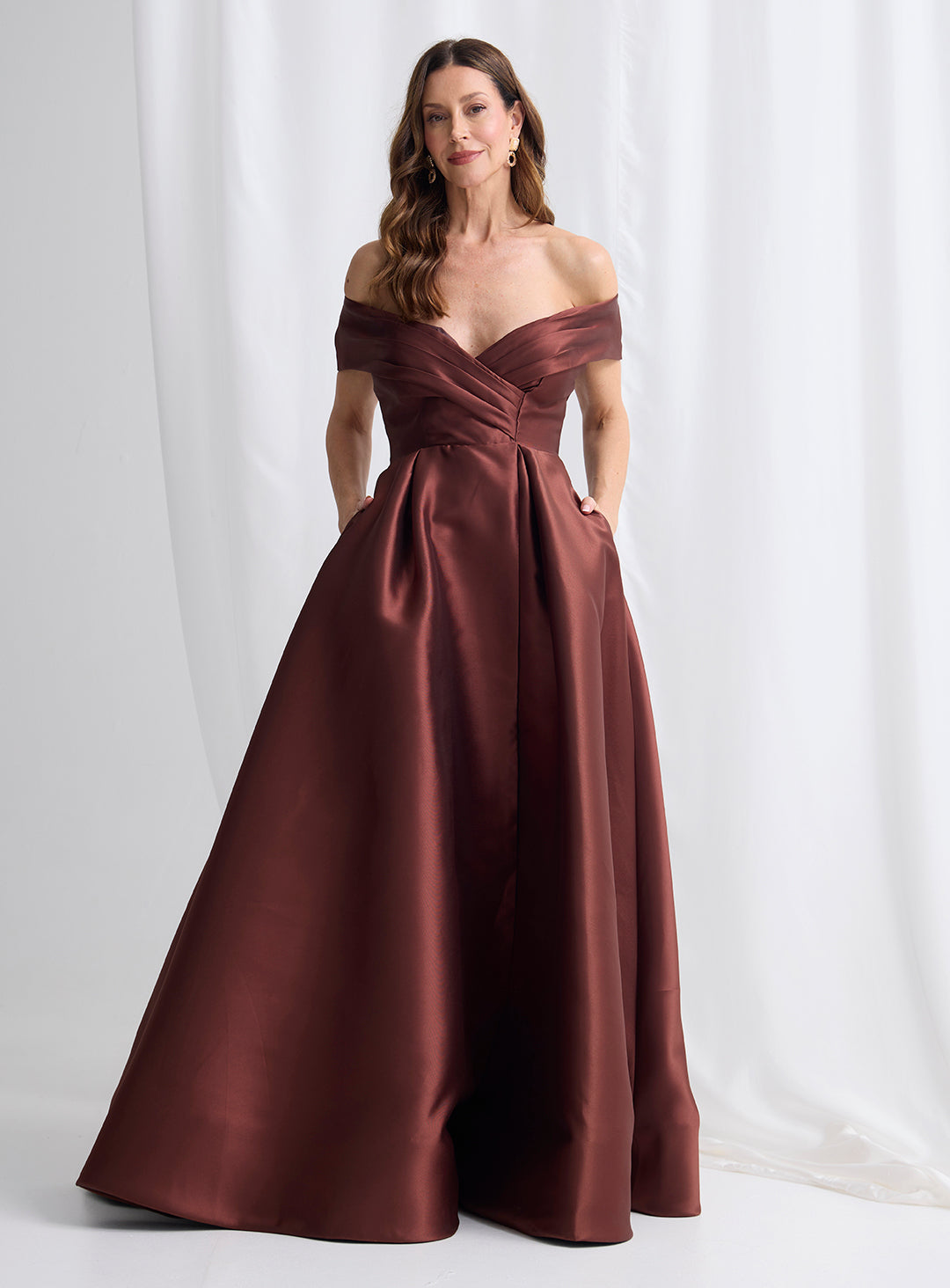 Eloisa Off Shoulder Gown