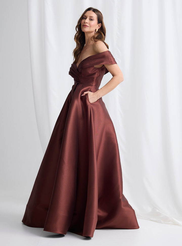 Eloisa Off Shoulder Gown