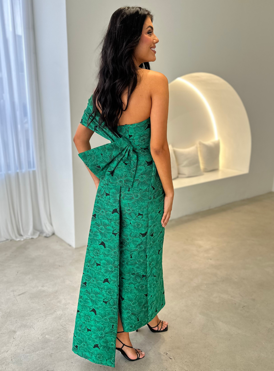 emerald amyilya maxi dress by bariano