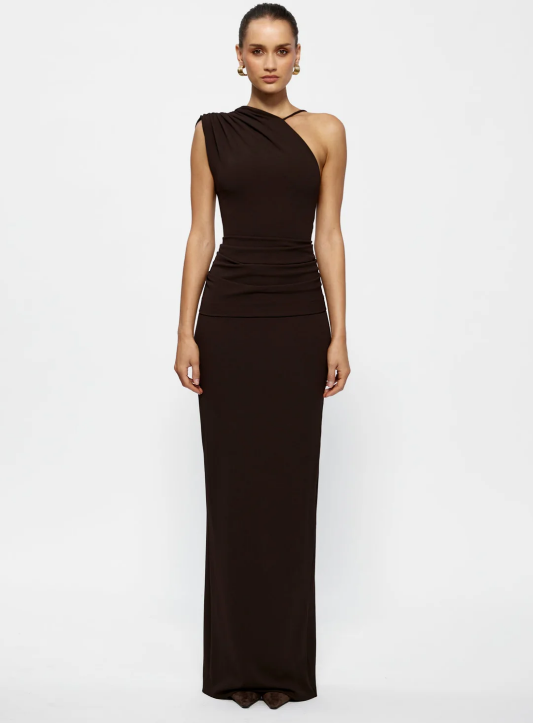 Coffee Greer Gown
