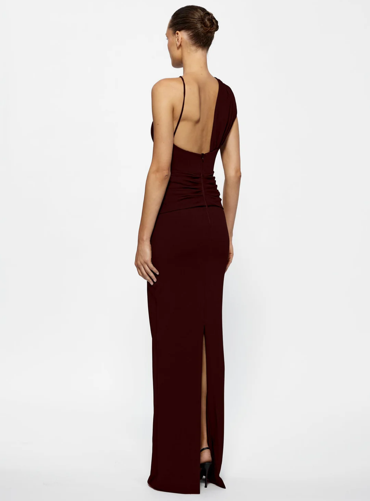 Wine Greer Gown