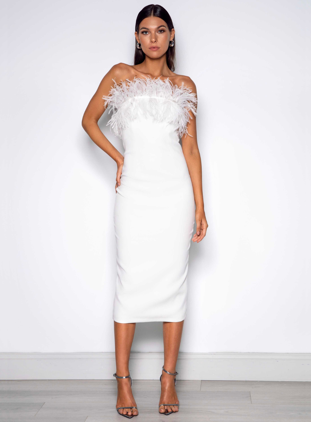 White Jain Dress by Elle Zeitoune – White Runway