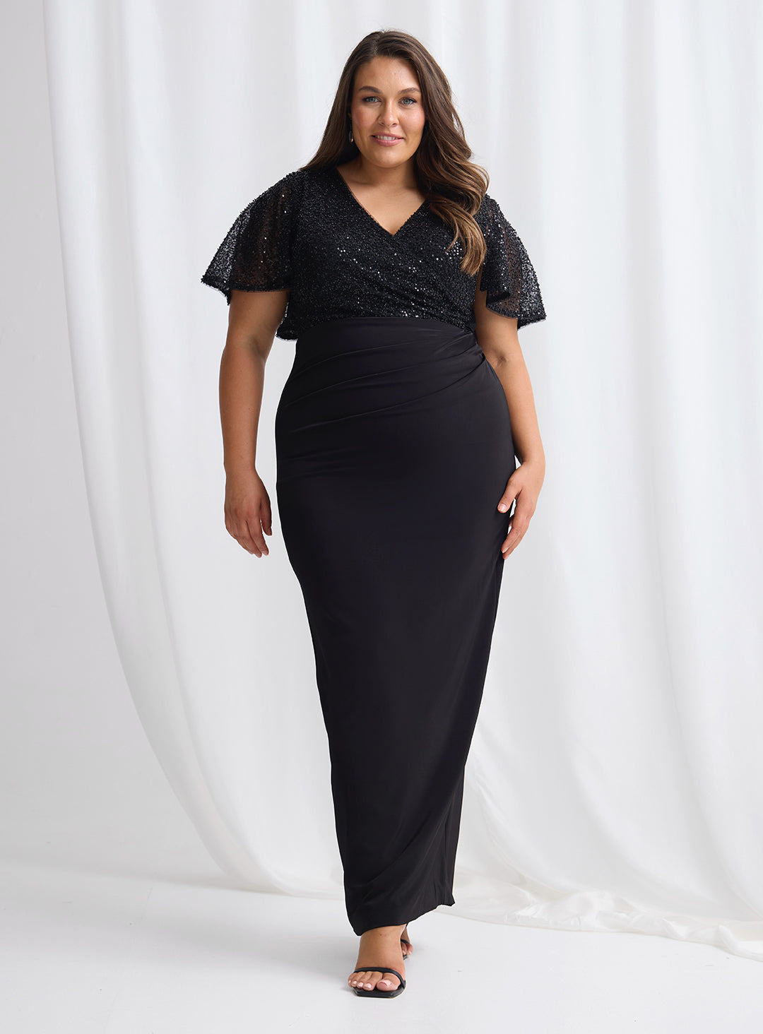 Joyce Beaded Pencil Dress