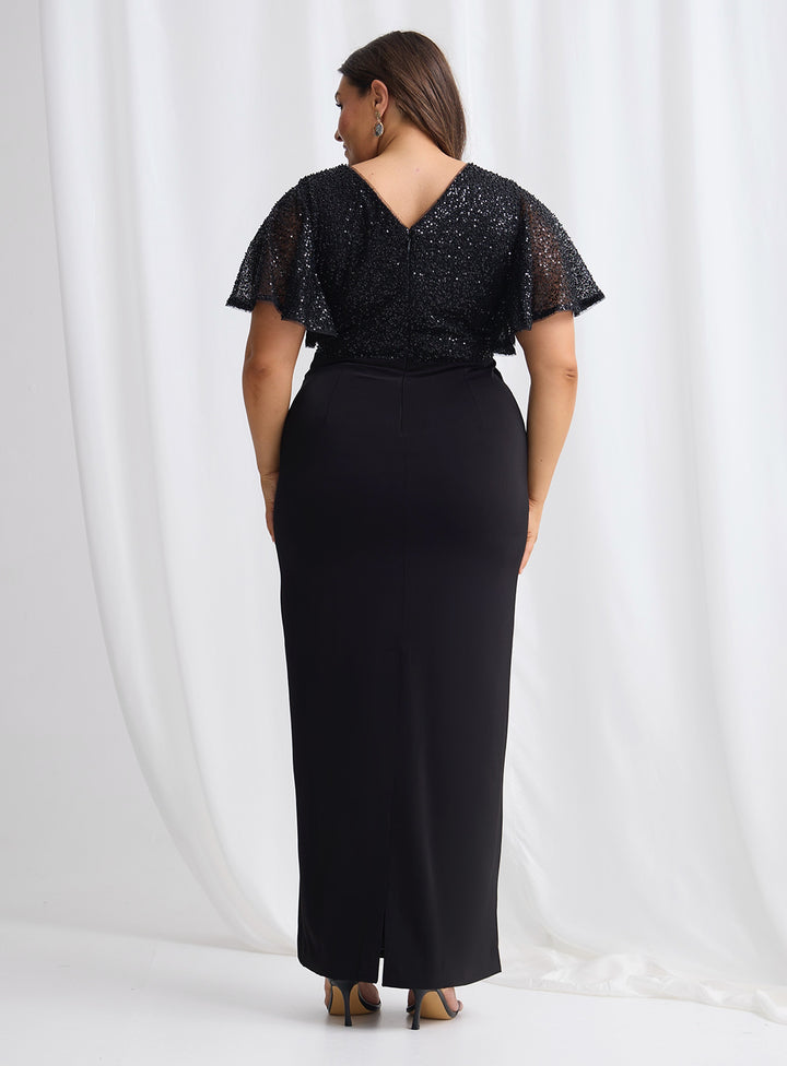 Joyce Beaded Pencil Dress