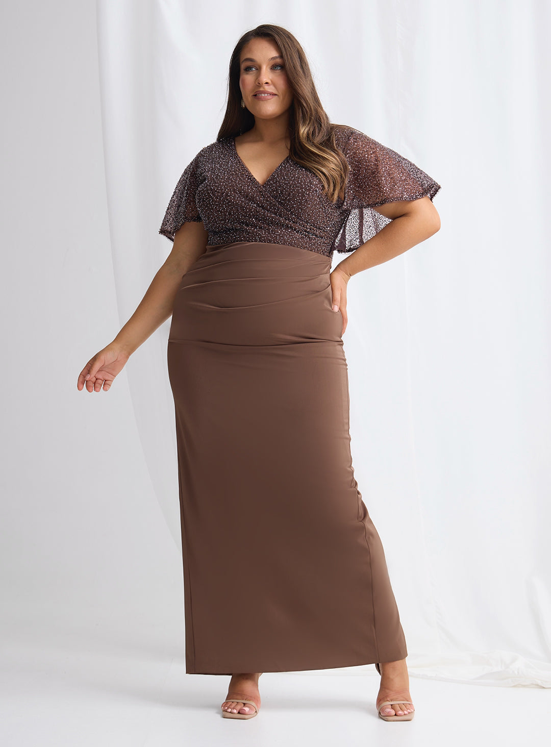 Joyce Beaded Pencil Dress