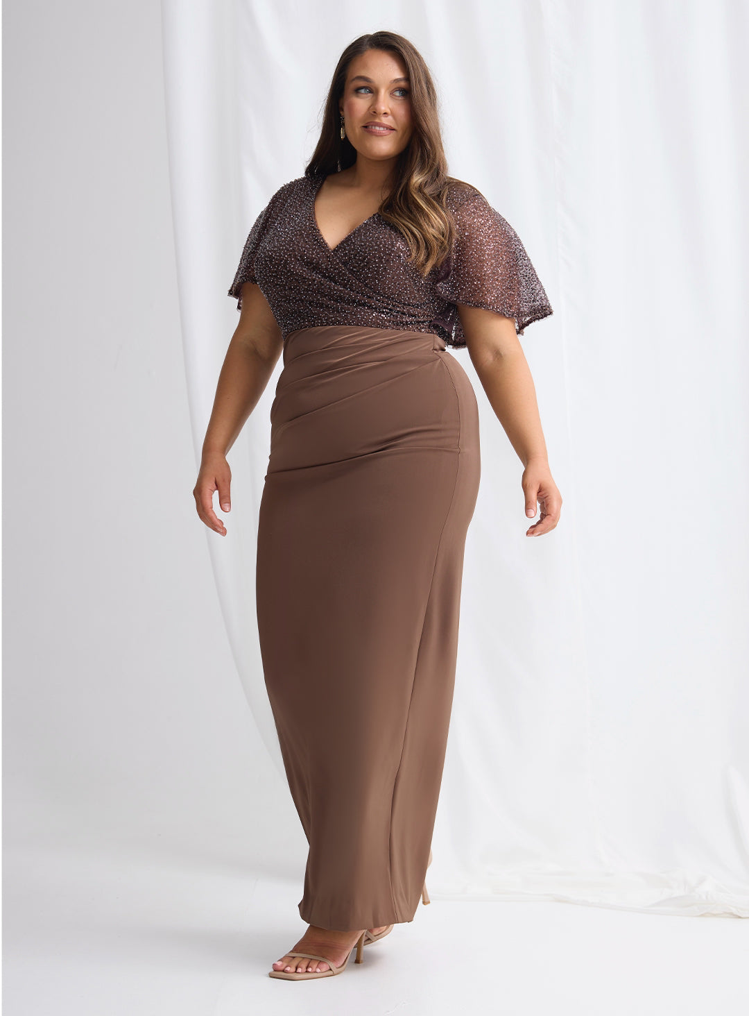 Joyce Beaded Pencil Dress