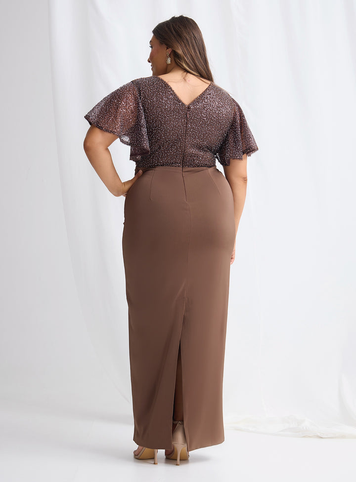 Joyce Beaded Pencil Dress