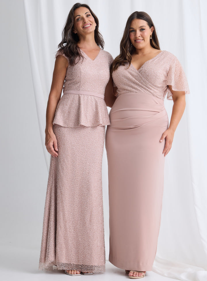 Joyce Beaded Pencil Dress