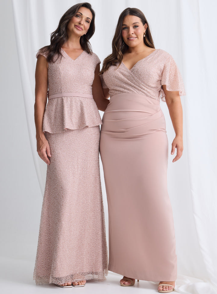 Joyce Beaded Pencil Dress