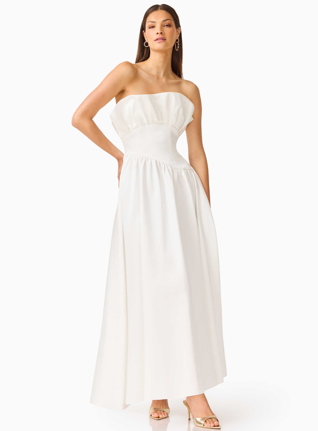 White Laurel Maxi Dress