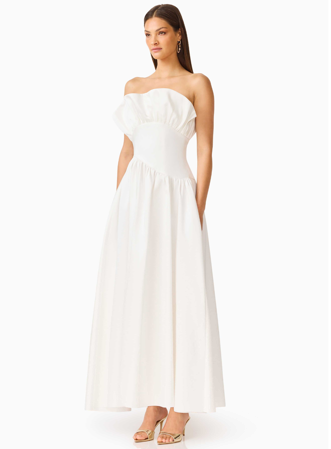 White Laurel Maxi Dress