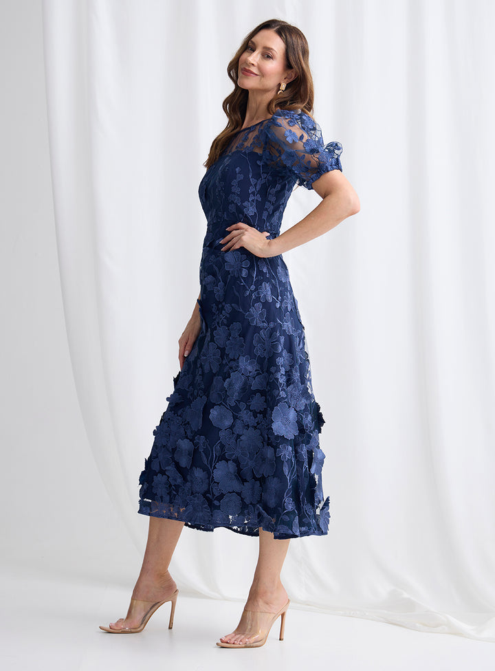 Lizzie Puff Sleeve Midi