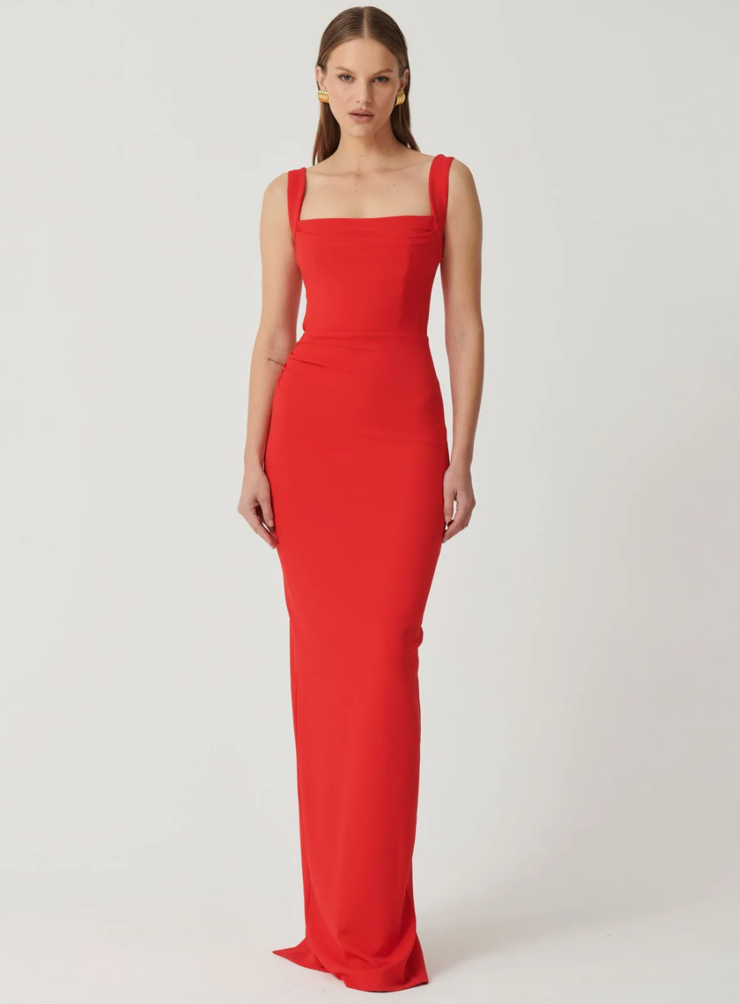 Cherry Red Marbella Gown