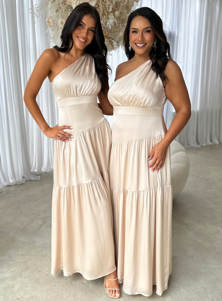 Champagne Melody Maxi Dress