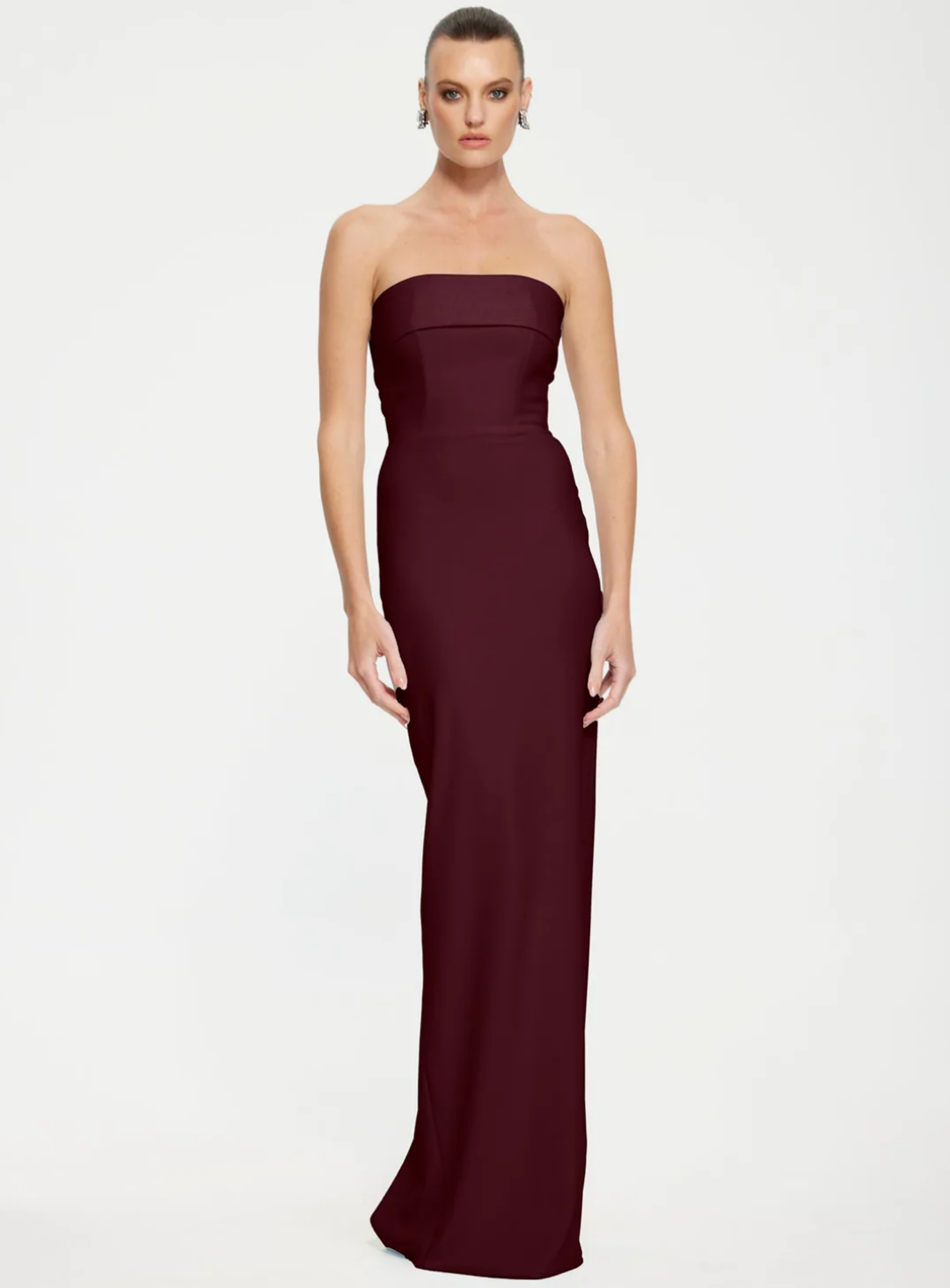 Wine Monroe Gown