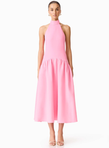 Pink Nolana Halter Midi