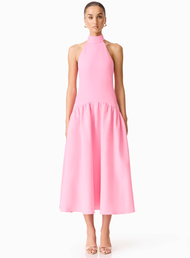 Pink Nolana Halter Midi