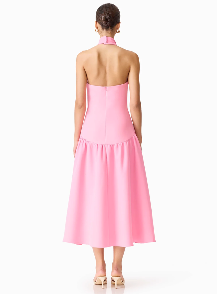 Pink Nolana Halter Midi