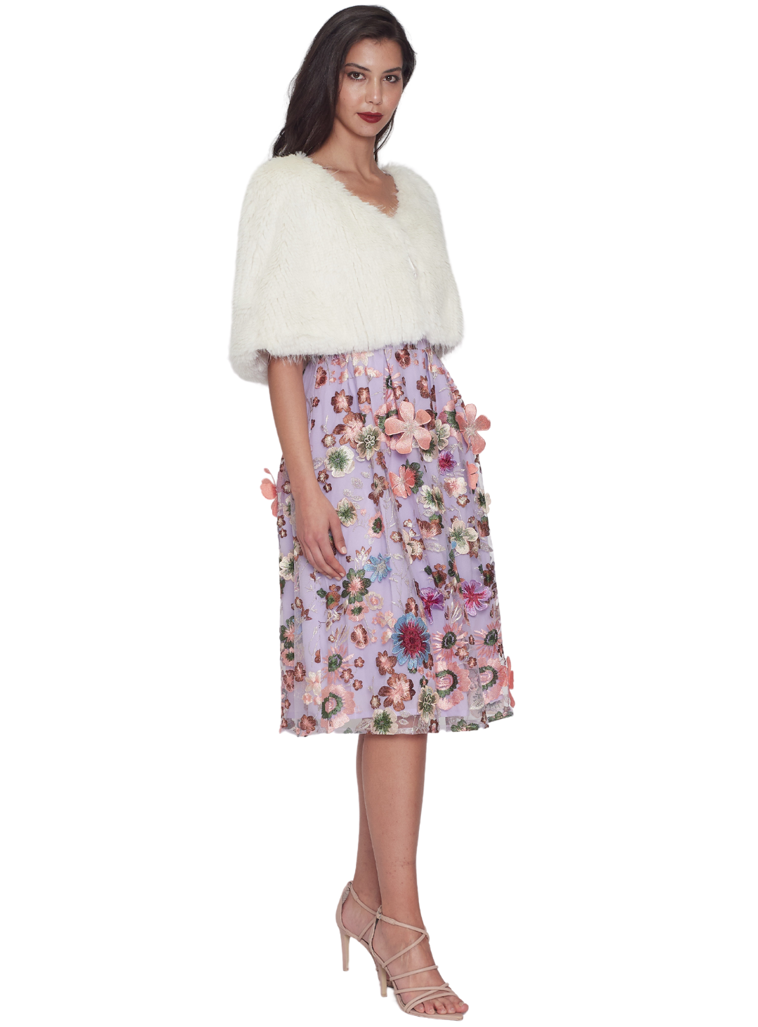 Ayla Faux Fur Cape