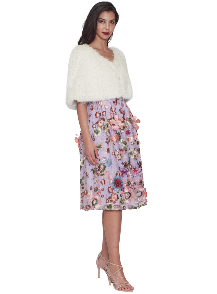 Ayla Faux Fur Cape