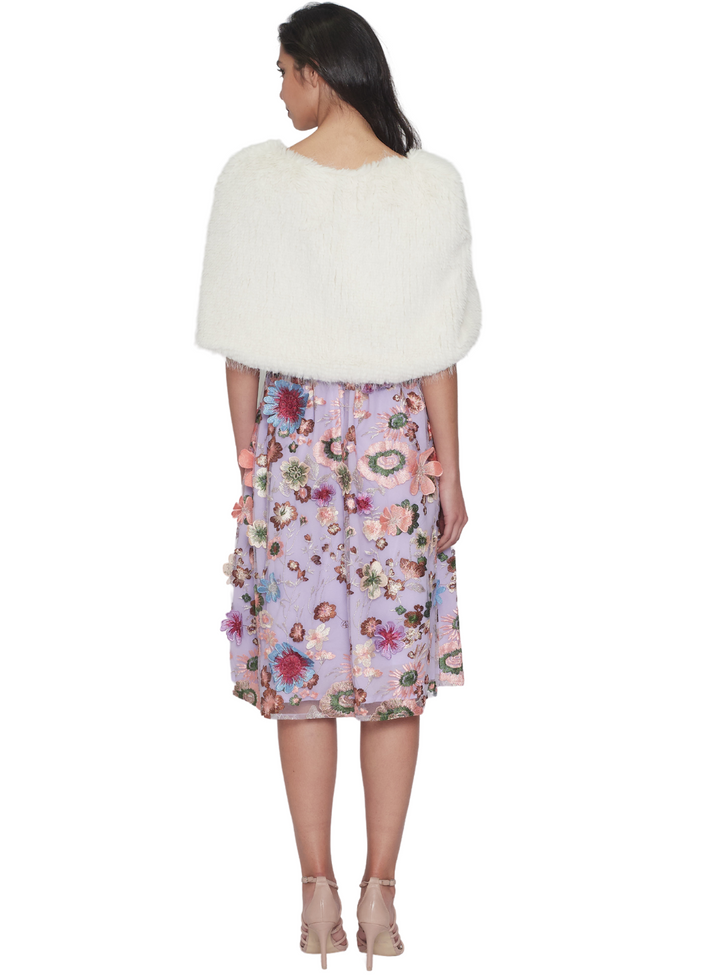 Ayla Faux Fur Cape