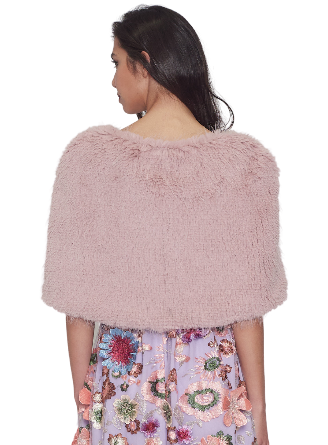 Ayla Faux Fur Cape