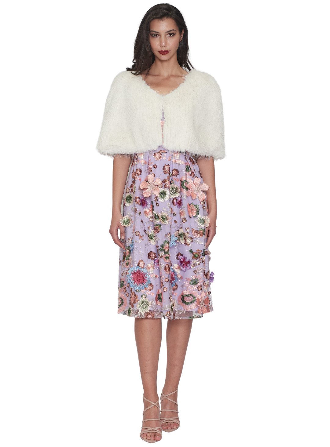 Ayla Faux Fur Cape