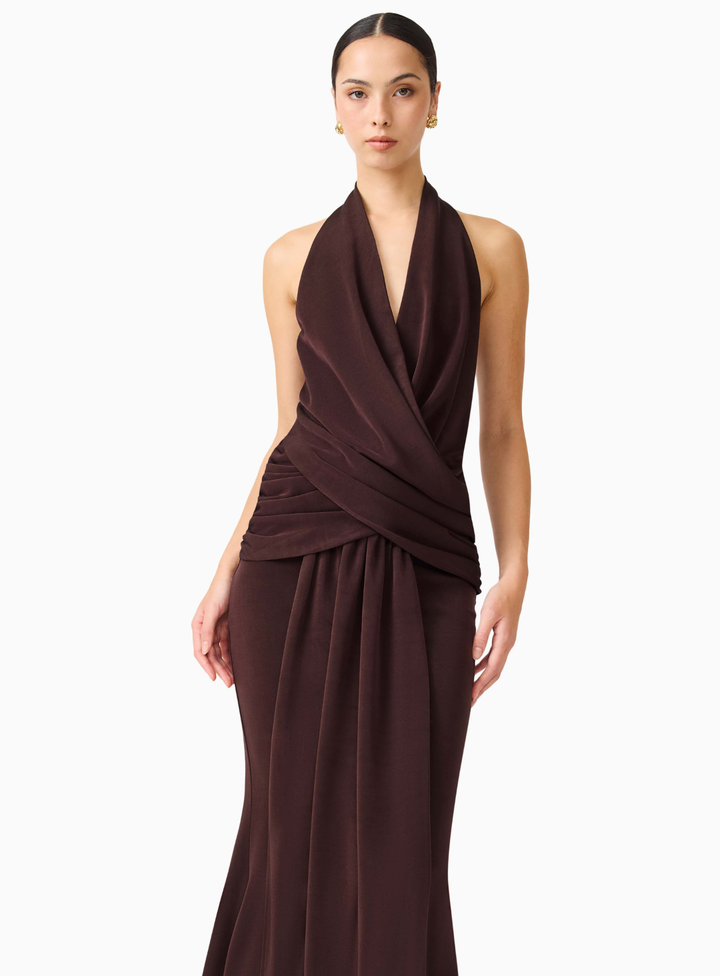 Simone Cowl Neck Gown
