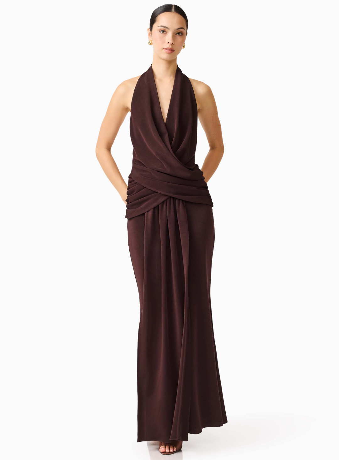 Simone Cowl Neck Gown