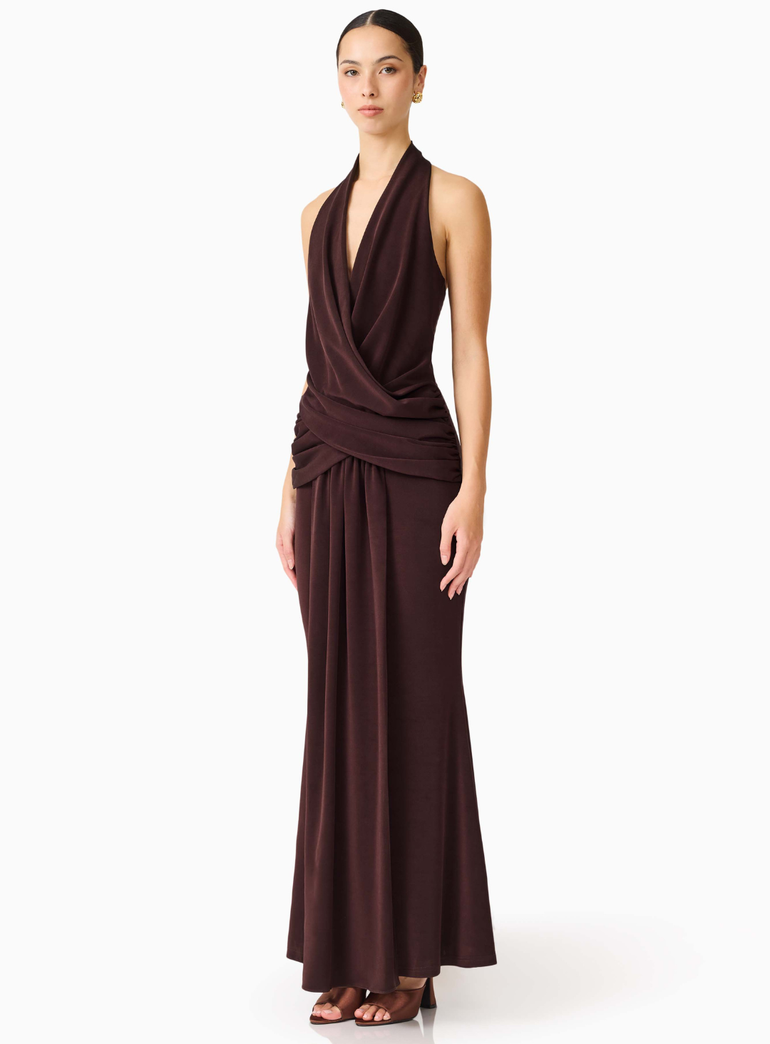 Simone Cowl Neck Gown