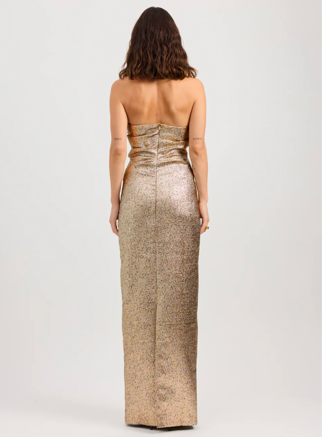 Metallic Champagne Tacoma Dress