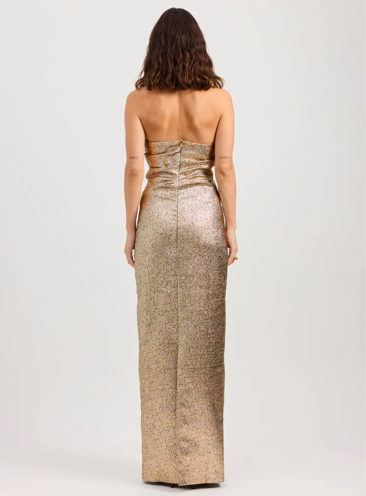 Metallic Champagne Tacoma Dress
