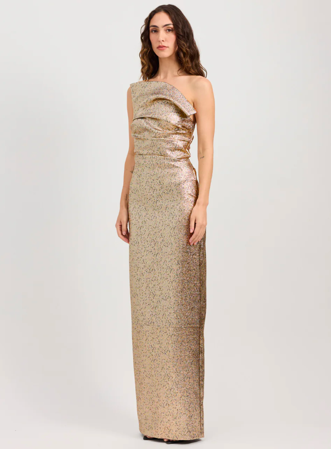 Metallic Champagne Tacoma Dress